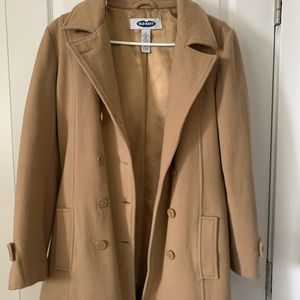Camel colored pea coat